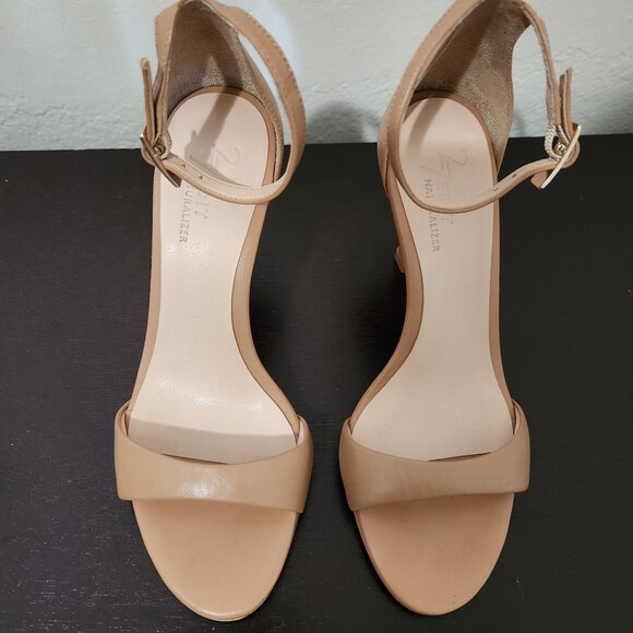 Naturalizer 27 Edit Violette Heeled Sandals in Tan Size 6 - Picture 3 of 6